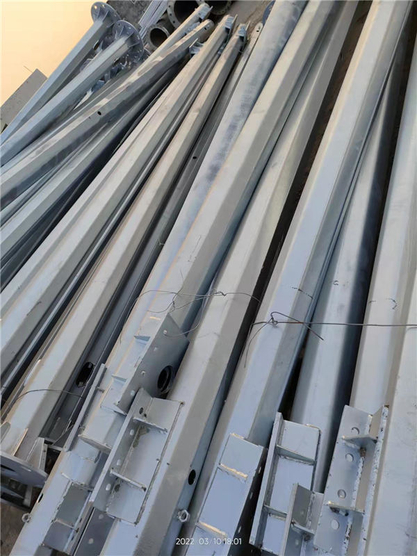 不喷塑监控杆红绿灯杆 (2)